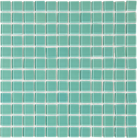 FT - Crystal Glass Teal Green Mosaic