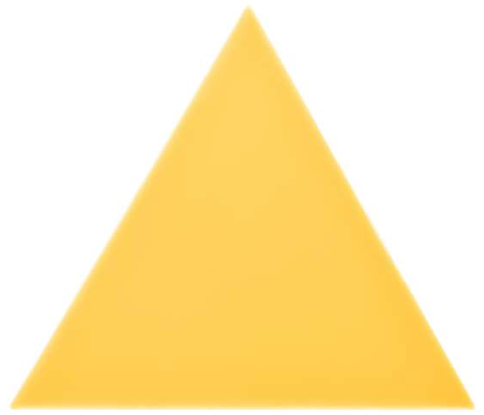 Decobella - Triangulo Gloss Yellow END OF RANGE