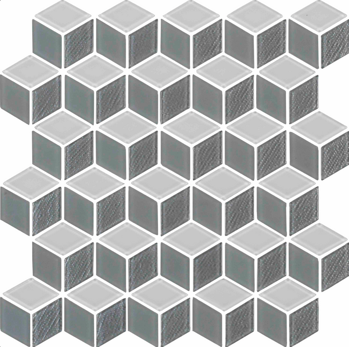 MV - Cashmere Rhombus Cube Ice Mosaic