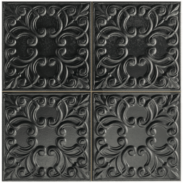 Decobella - Tin Black Tile