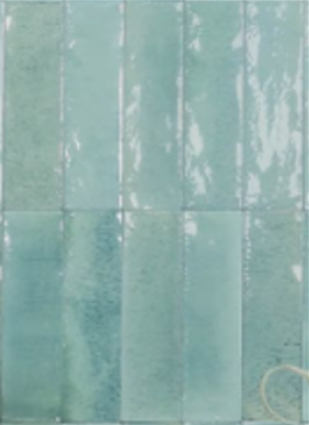 Wandfliese Marazzi Lume turquoise 6x24 glänzend Wandfliese Marazzi Lume turquoise 6x24 glänzend
