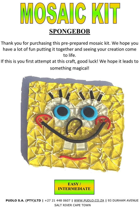 MK - Sponge Bob Squarepants Mosaic Kit