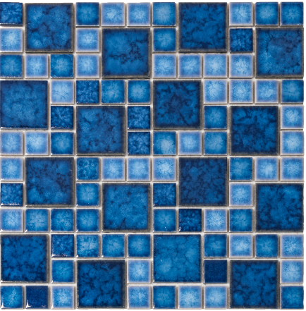 FT - Variated Water Blue Mix Mosaic