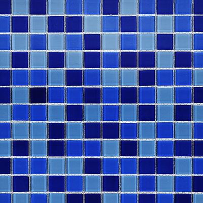 CW - Ocean Blue Mixed Gloss Mosaic