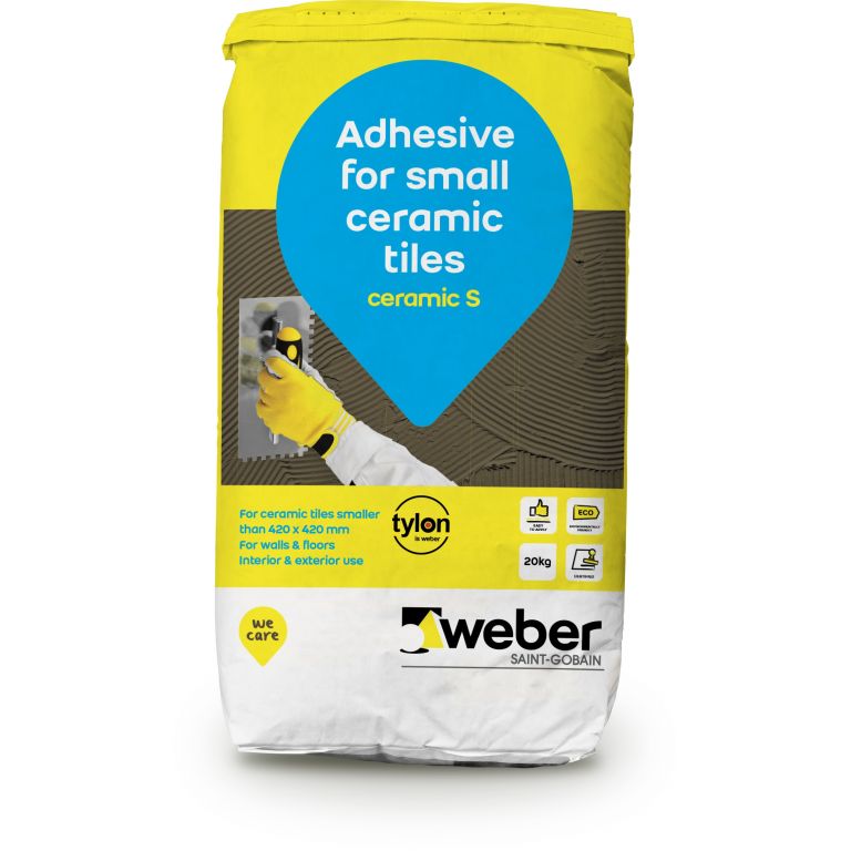 webertile fix : Cementitious tile adhesives > Tile fixing & tile grouting