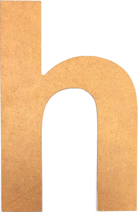 Pudlo - Letter H (Lower Case) Template