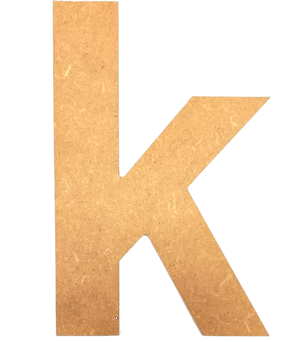 Pudlo - Letter K (Lower Case) Template