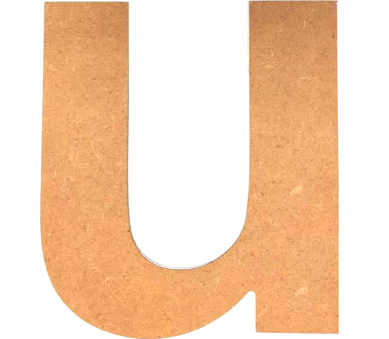 Pudlo - Letter U (Lower Case) Template